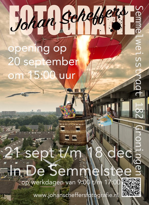 1 Flyer expositie Johan Scheffers in De Semmelstee voor site