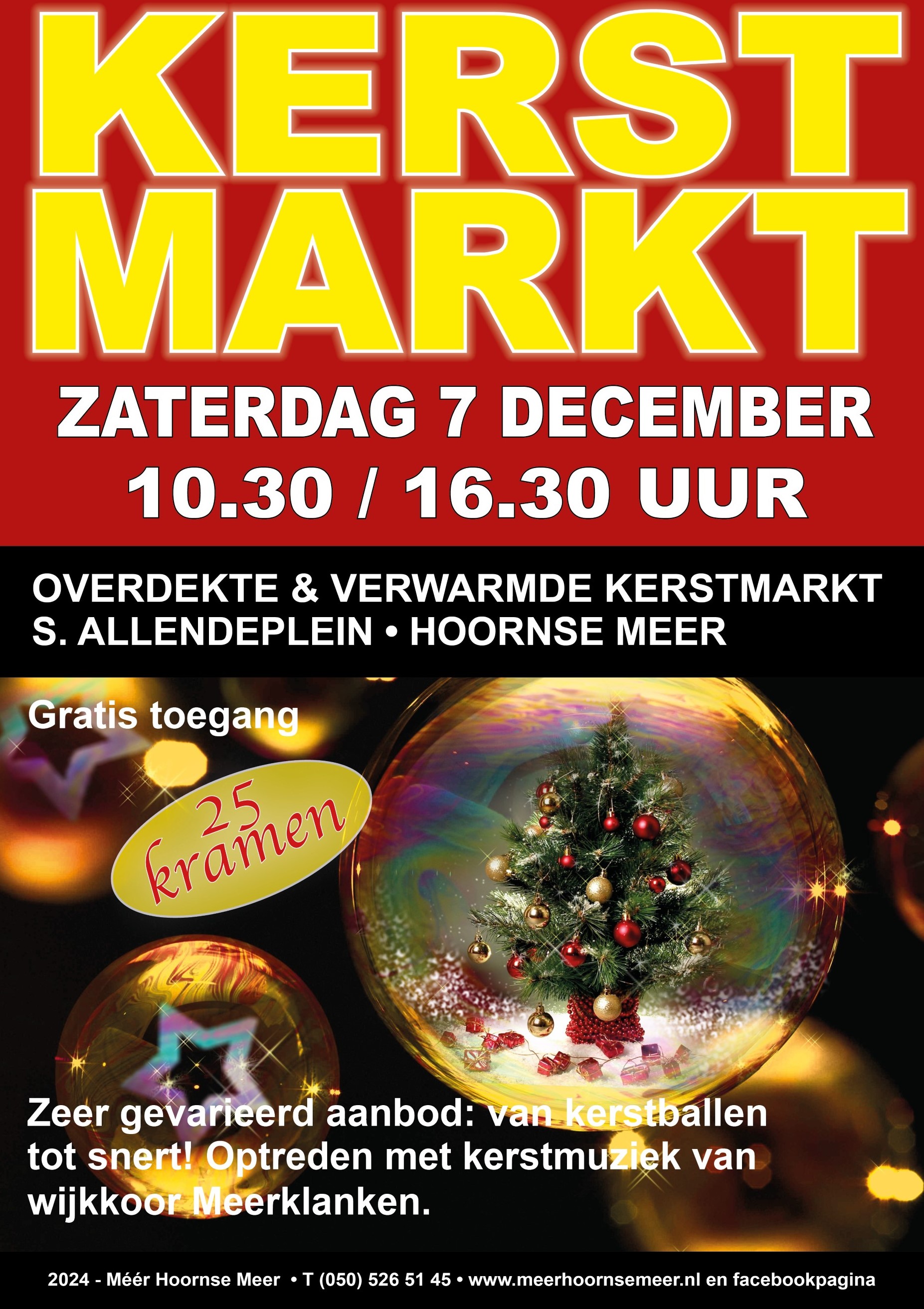 Kerstmarkt Hoornse Meer 7 december 2024